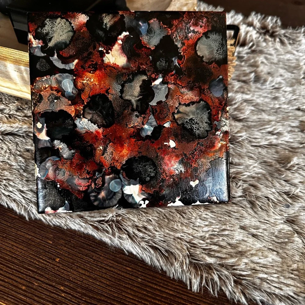 Hand Crafted vibrant abstract